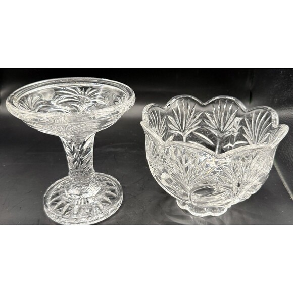 Crystal Clear Industries Two Piece Candle Lamp "Portico" Blown Glass Fairy Lamp - Picture 5 of 7